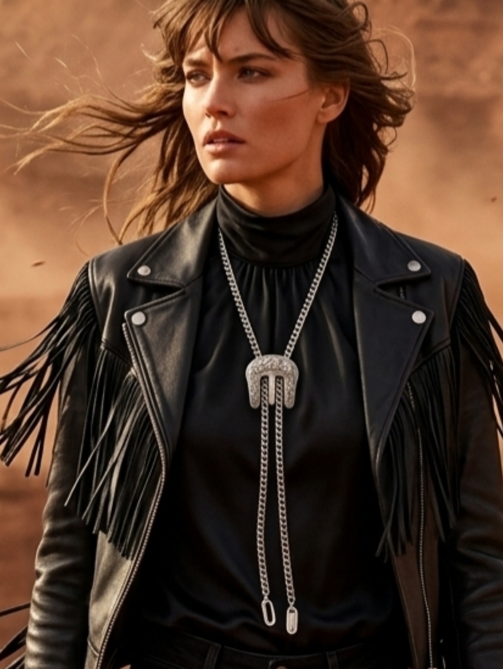 Silver Buckle Up Buttercup Necklace